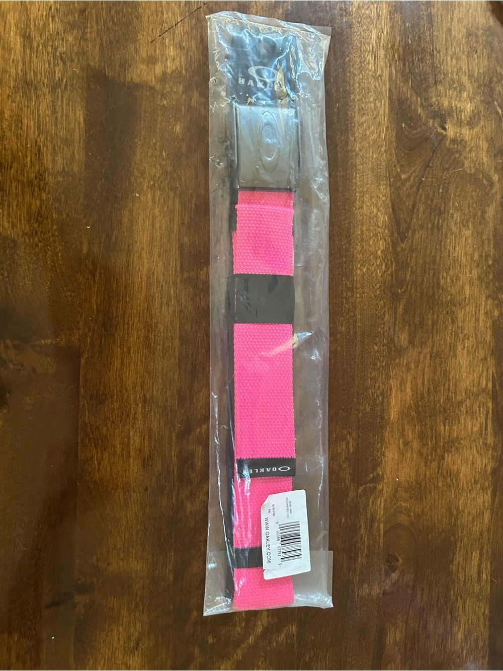Oakley Kids Hot Pink Elastic Belt with Black Buckle